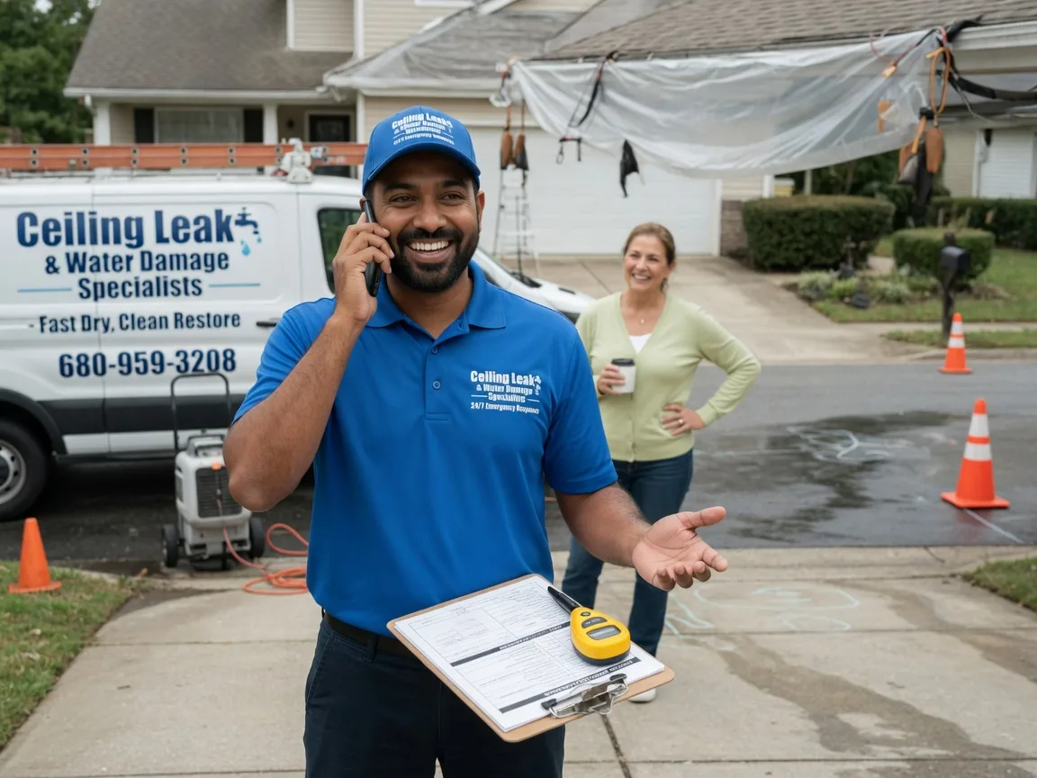 Ceiling Leak Cleanup Andersonville, GA FAQs